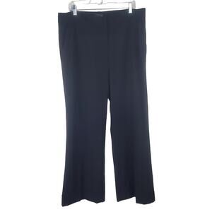 FOCUS 2000 Black Wide Legged Trouser Pants | Size 16